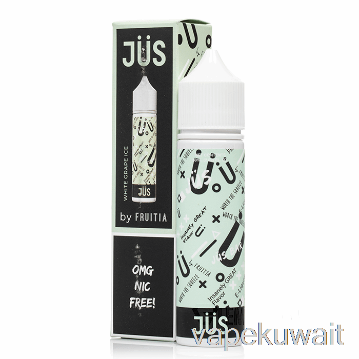 ثلج العنب الأبيض - عصير السائل الإلكتروني - 60 مل 3 ملغ نظام Vape